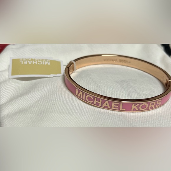 Michael Kors Pink and Gold Bracelet - Picture 2 of 7